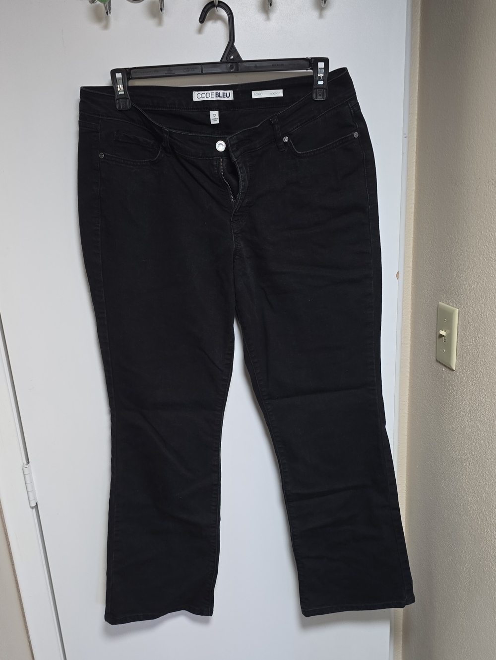 Code Bleu Black Bootcut Women's Jeans
